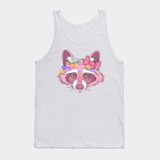 Pastel Decora Raccoon Tank Top